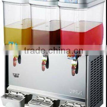 top quality: stainless steel 3 bowls cold juice dispenser (CE)18L