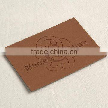 Imitation Leather Tag With Embossed Logo for Young Man Pipestem Pants photo-3