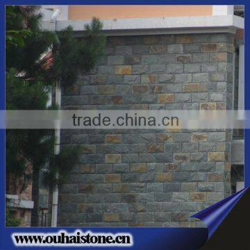 Manufacture many kinds of building rusty grey stone raw material wholesale slate mushroom