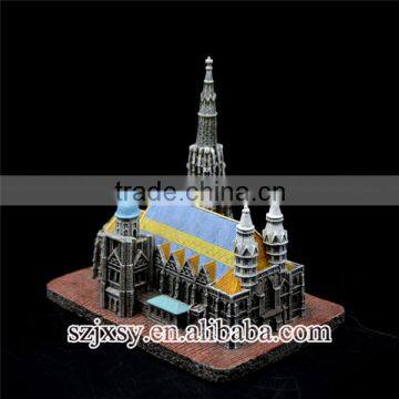 display interesting small resin tower model