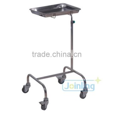 Stainless Steel Single Arm Lifter Tray Mayo Trolley