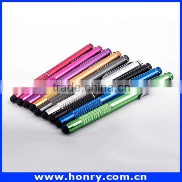 plastic stylus pen, touch screen pen, retractable ball point pen