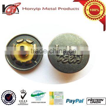 Fantastic press metal spring snap button for garment