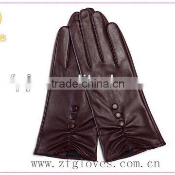 2016 New Style Lady Leather Goat Skin Glove