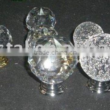 Crystal cupboard knob ball shape