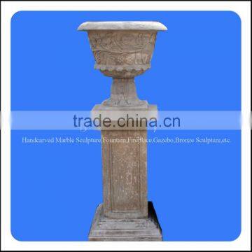 Natural Stone Marble Flower Pot Large Marble Vases