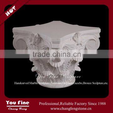 Hand Carved Garden Decorative Stone Roman Column Cover