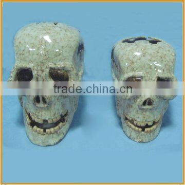 hotsale new design halloween skull head ceramic skull