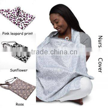 Hot Selling 100% Homemade Multifunction Outdoor Used Cotton Shawl Nursing Cover