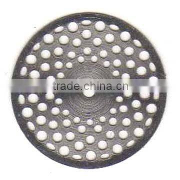 sieve perforated diamond dental disc