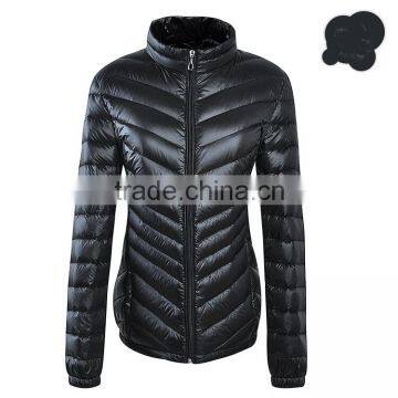 Black Ultra Light Duck Down Jacket