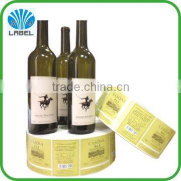 factory price print custom wine bottle labels