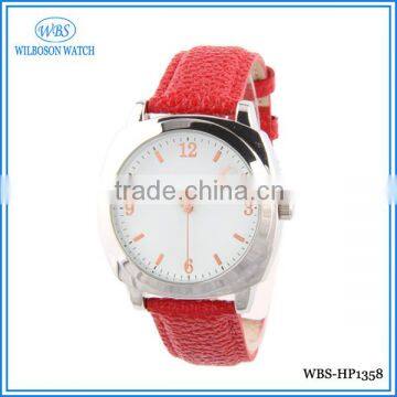Manufacturer Silver Case Quart Geneva Lady Watch