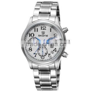 Hotest Selling Solid Stainless Steel Chain Fashion Multi Functional Quartz Movement Wrist Watch