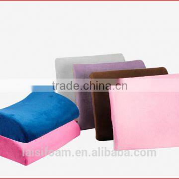 100% polyester memory foam pillow for car driver seat cushion LS-C-003-D car massage cushion