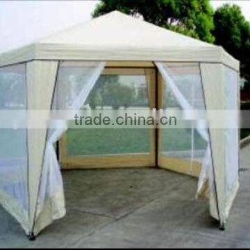 garden hexagonal steel mesh Gazebo