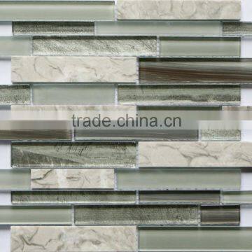 New!glass mosaic stone mosaic BDS-128B