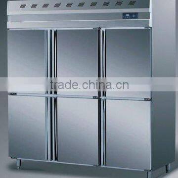 6 door commercial refrigerator