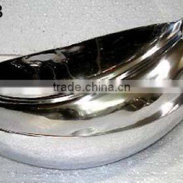 Aluminium Mirror Polish Fruit Bowl/ Dish.