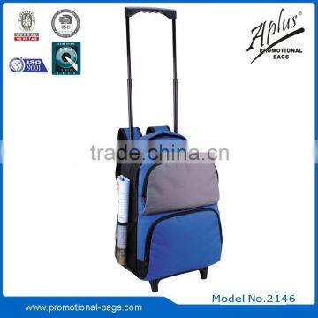 Wholesale cheap trolley backpack with wheels