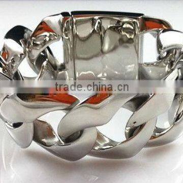 B477s 316l stainless steel big biker chains bracelets