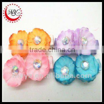 Manufacturers wholesale fashion fabric flower hair clips for children