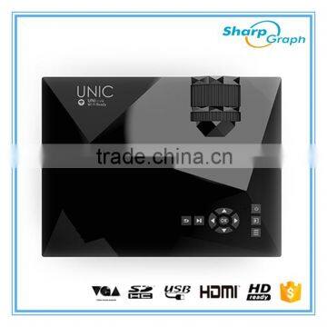 Wholesale UNIC Mini Smart Full HD LED Outdoor Video Wifi Projector UC46 Portable Home Theater Projectors photo-6