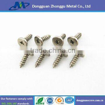 electronic tapping screw,flat head electronic screw