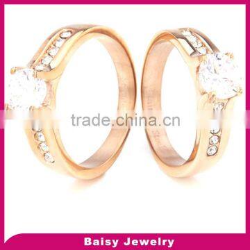 China Factory Wholesale Cheap gold plated 316l stainless steel rings for men