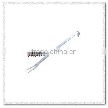 U042 Stainless Steel Frosted Meat Fork With Hook