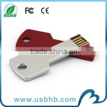 Colorfull metal key usb stick /high quality key memory disk