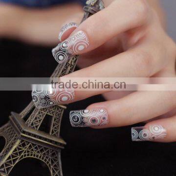 Custom Nail Art Stamping Plates,nail Sticker Printing Paper,wedding Lace White Nail Wrap photo-5