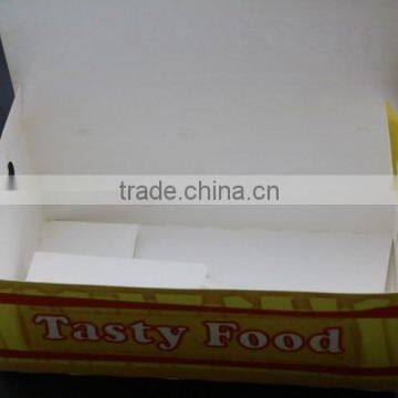 Disposable Ecofriendly Food grade paper snakes box,Food packaging box