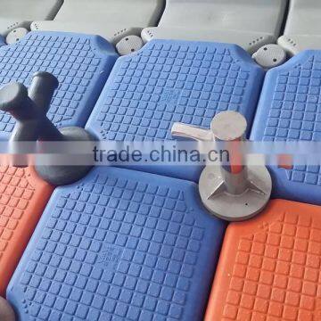 Floating pontoon cleat