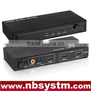 2x1 HDMI Audio Splitter (2xHDMI to input, 1xHDMI+SPDIF+coaxial output)