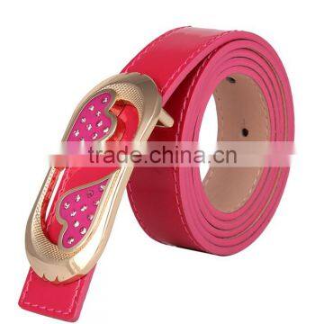 Fashion Brand Heart Buckle Lovers Belts