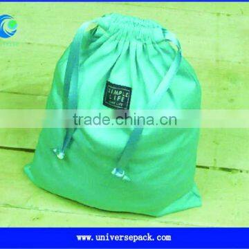 oem order turquoise cotton pouch with factory price