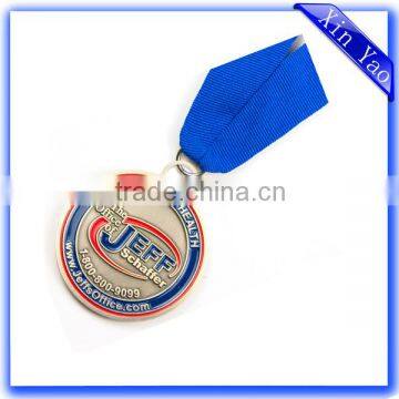 Promotional Zinc Alloy Gold Enamel Custom Shaped Medal photo-3