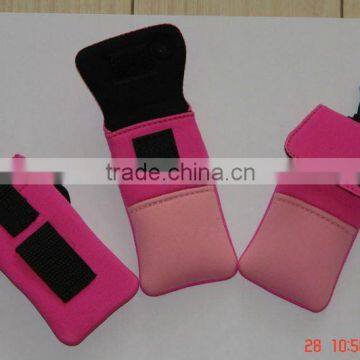 2016 Pink Cute Neoprene Mobilephone Accessory for Girls with hook