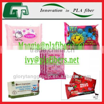 wet pla cleansing wipes, green & disposable cleansing wipes