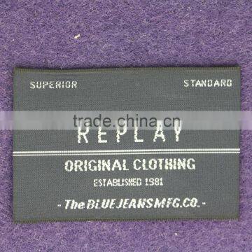 Customized Garment Brand Woven Label/Neck Label/Main Label For Clothing photo-2
