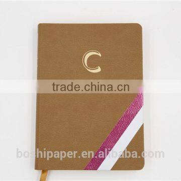 New Design ABCD Letters PU Hardcover Journal photo-5