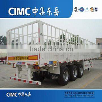 CIMC Manufacturer Best Sale 3 Axles Livestock Fence Cargo Trailer