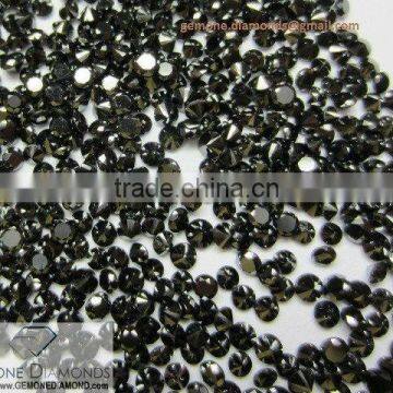 Wholesale Real Loose Black Diamond Round Brilliant Cut