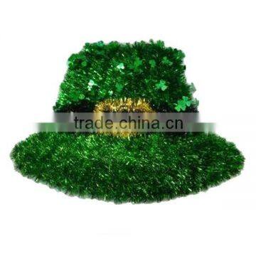 Hot Sale Green Tinsel Chritmas Hat