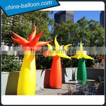 inflatable led tree cone / 3m inflatable lighting tree for holiday decoration