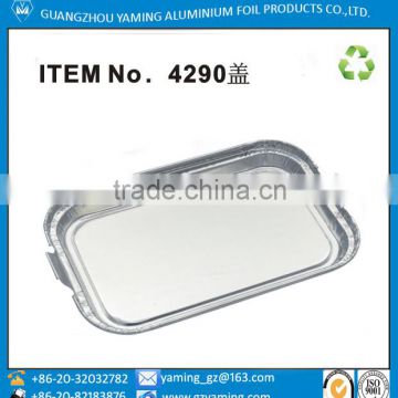 aluminium lid for airline casserole foil container 4290