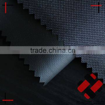 600D polyester oxford fabric with dull black coating