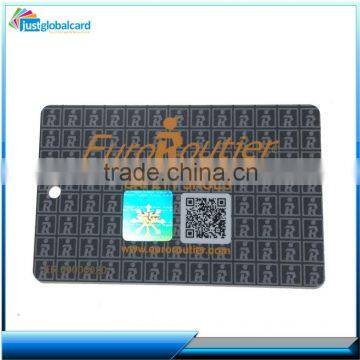 13.56MHz Custom Plastic magnetic IC card hologram qr code membership card I CODE SLI Access Control Card Die Cut Shapes in 2015