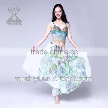 Silk Nice Expansion Beautiful Comfortable Belly Dance Skirt Pants(2131)